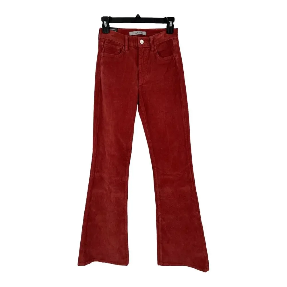 Joe's Jeans High rise flare corduroy red size 25 - Picture 2 of 7